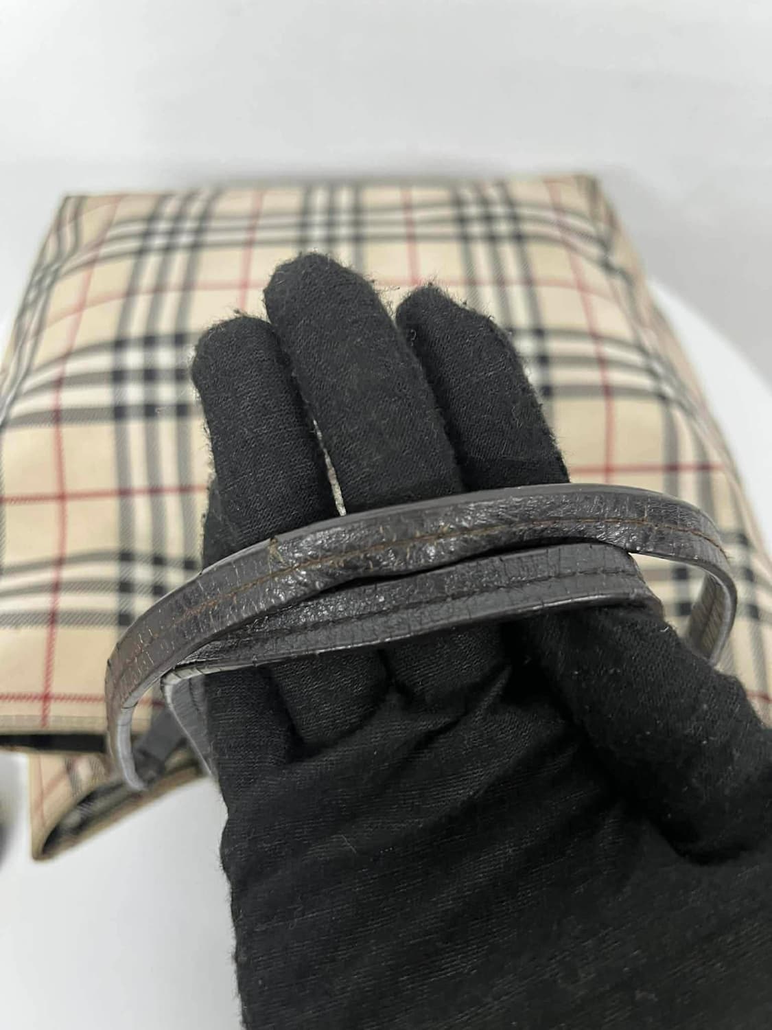 버버리 노바체크 블루라벨 숄더 토트백 상품이미지10