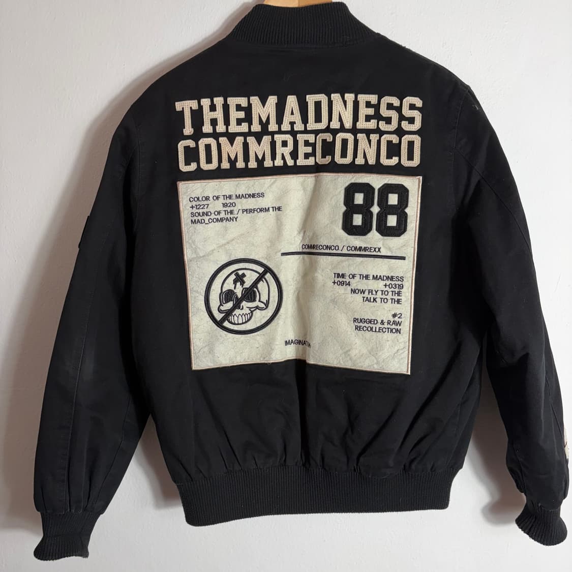 THEMADNESS 항공 점퍼 블랙(XL) 상품이미지2