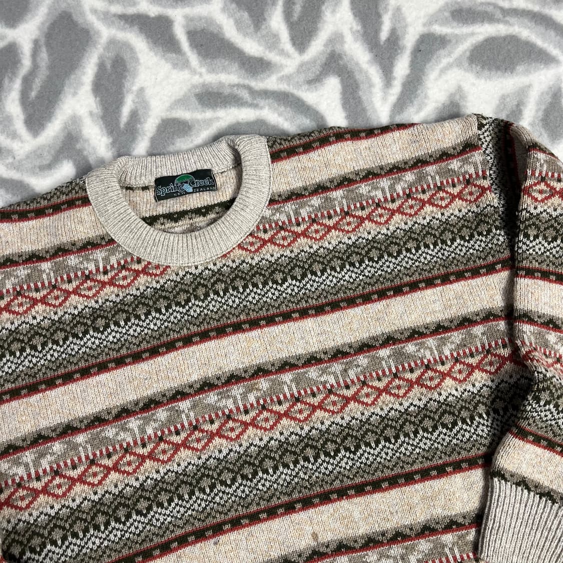 [Spring Creek] 페어아일 그랜파 울 니트 상품이미지2