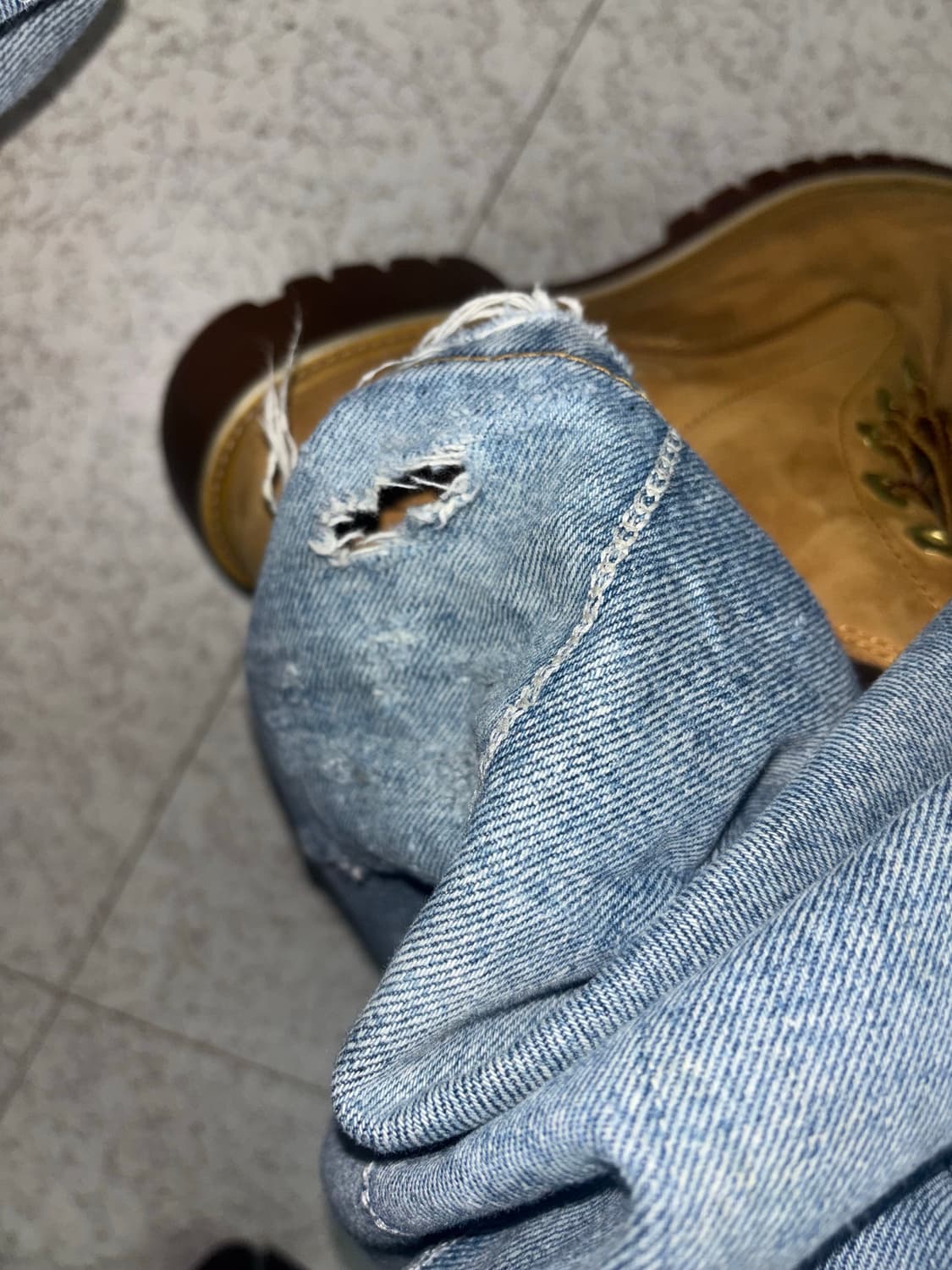 [Thug club] 24SS 떠그클럽 트라이벌 체인스티치 데님 팬츠 3 상품이미지7