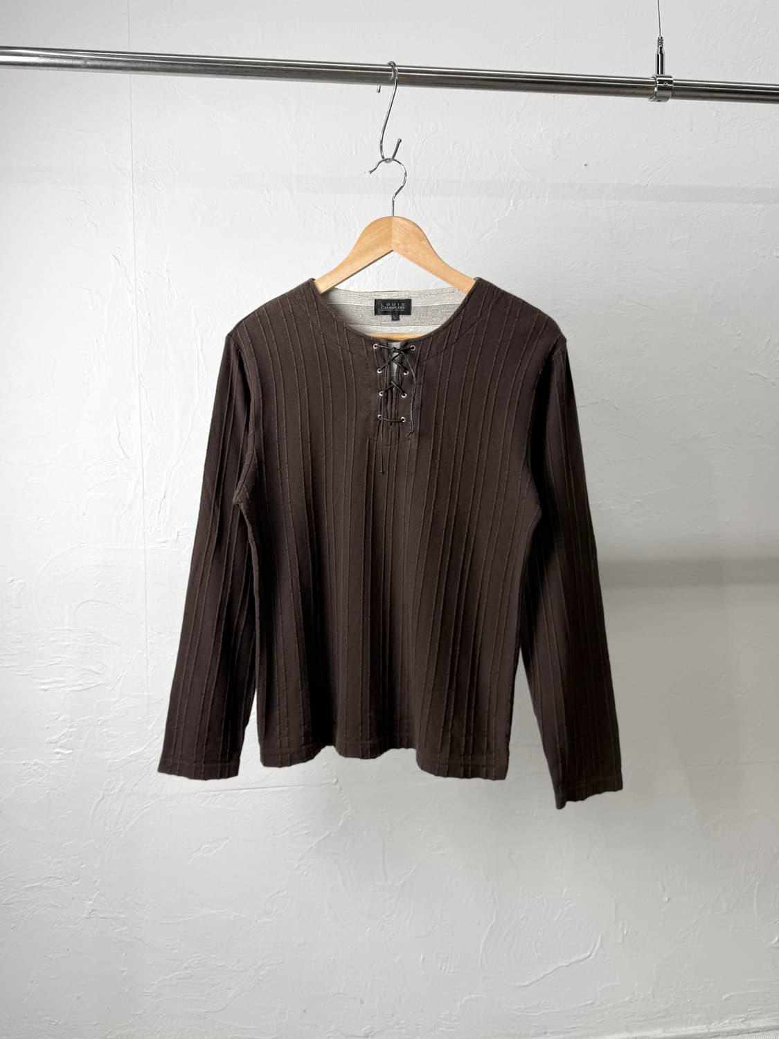 Louis Chavlon 레이스업 롱 슬리브 상품이미지1