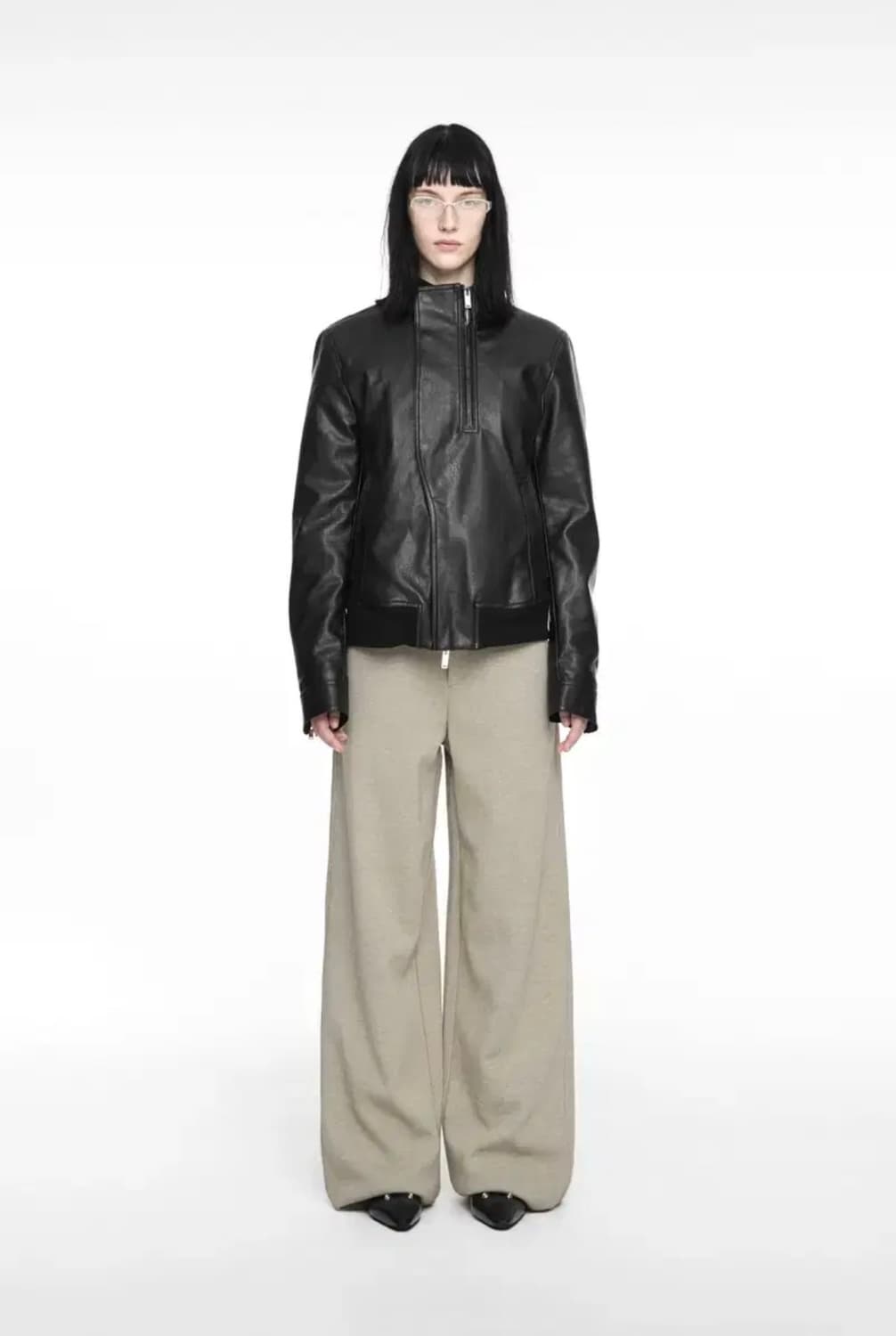 NACHE 나체 니트 와이드 팬츠 상품이미지3