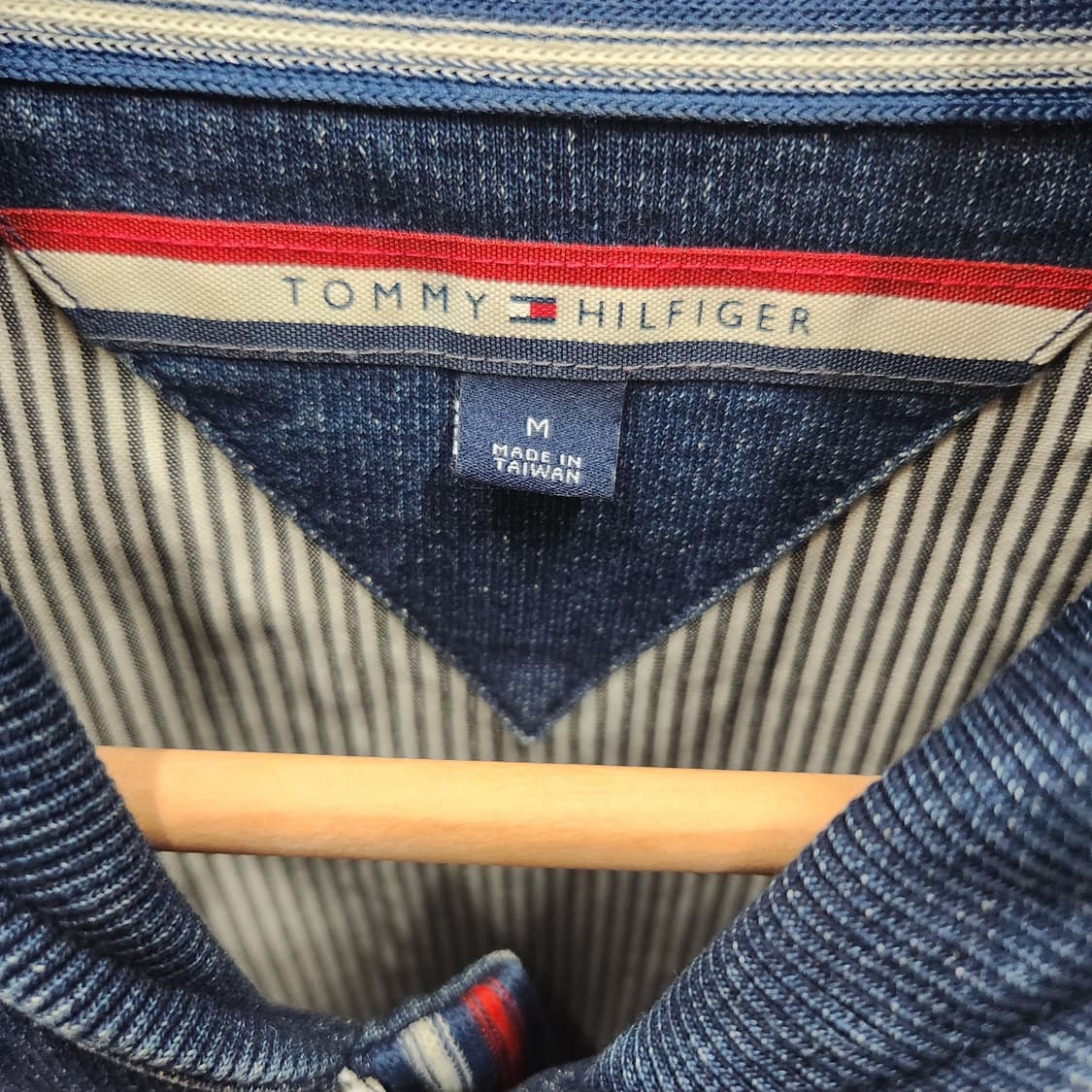 타미힐피거 데님 코튼 블루종 자켓 L 상품이미지5