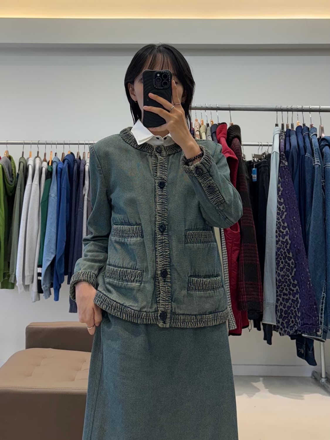 샤넬 데님 셋업 상품이미지6