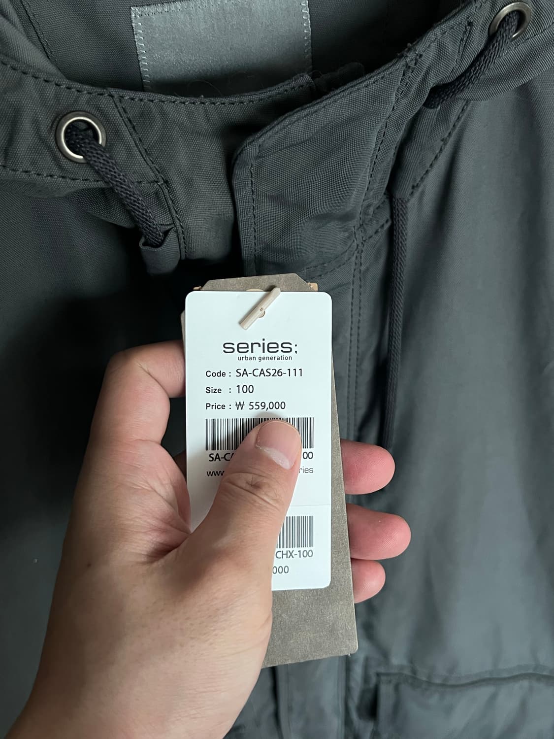 시리즈 숏다잉 후드코트 자켓 100 새상품 상품이미지5