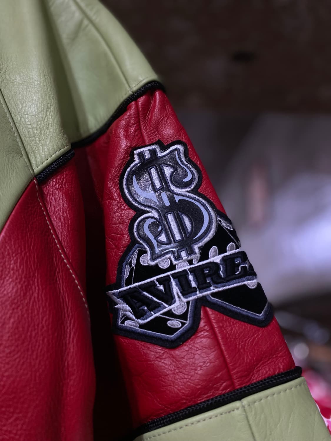 90s AVIREX 하이롤러 바시티 자켓 XXXL 상품이미지4