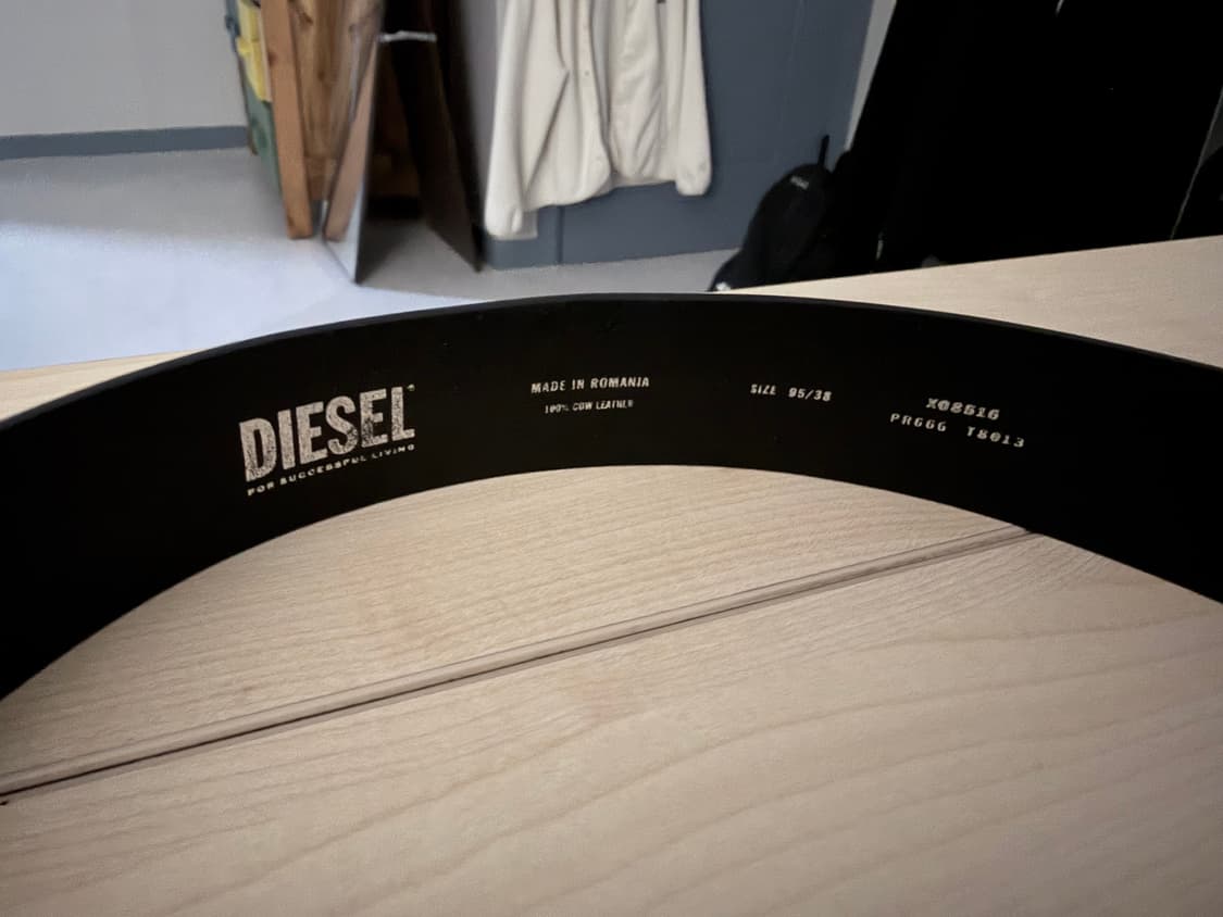 디젤 벨트 95사이즈 판매합니다 상품이미지3