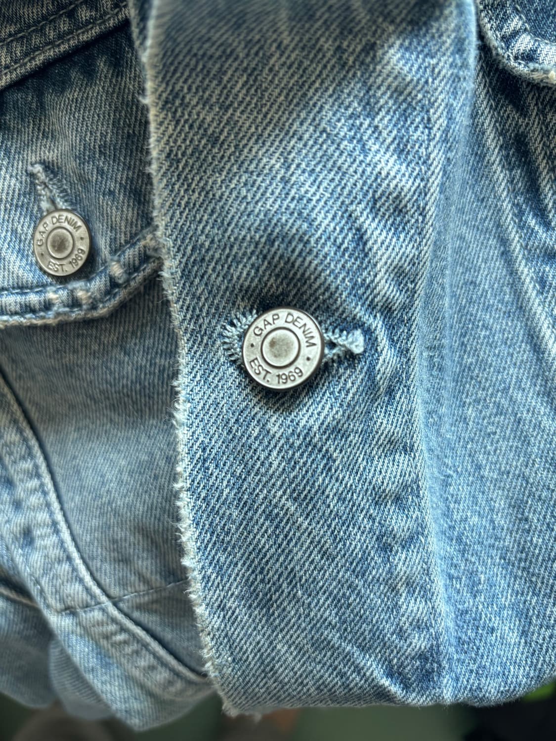 이지갭 패디드 데님 USA M사이즈 상품이미지5