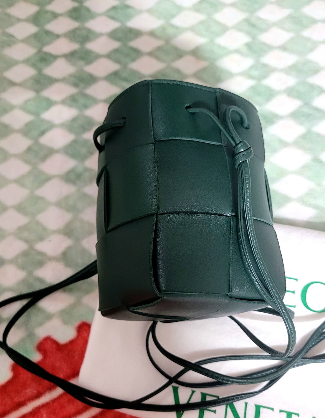 정품_무료배송) 보테가베네타 미니 버킷백(미니 카세트백) 상품이미지3