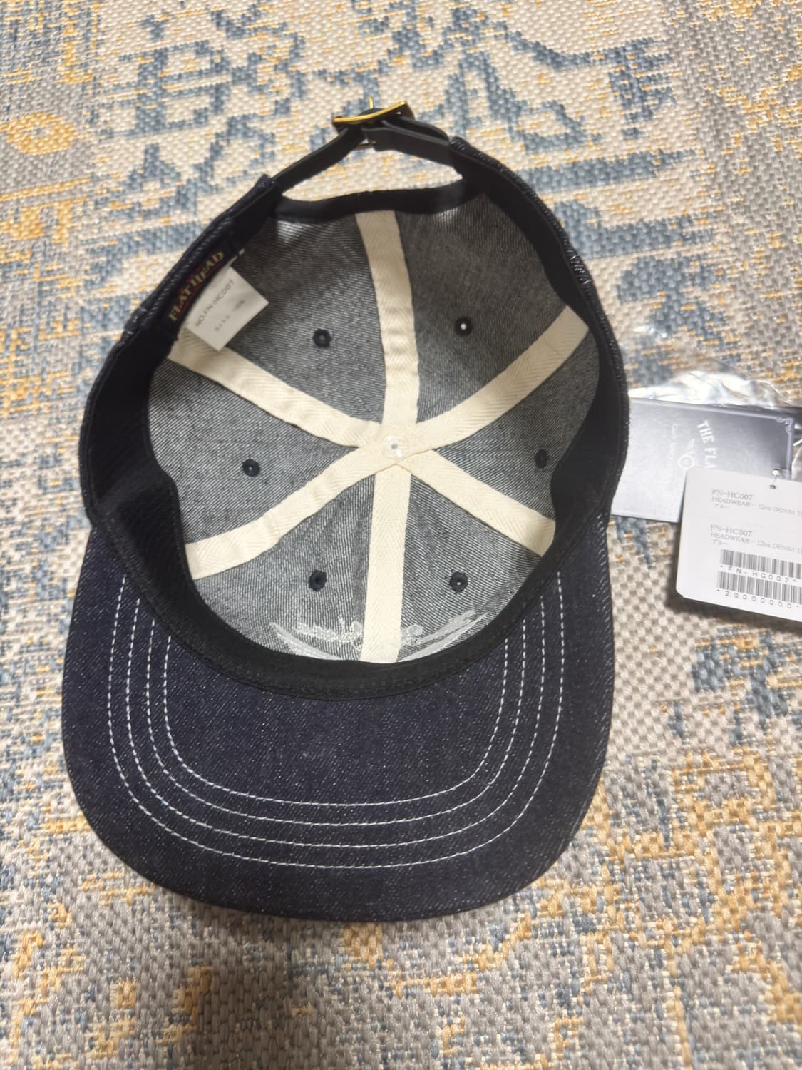 플랫헤드 플라잉휠 데님 캡 상품이미지3