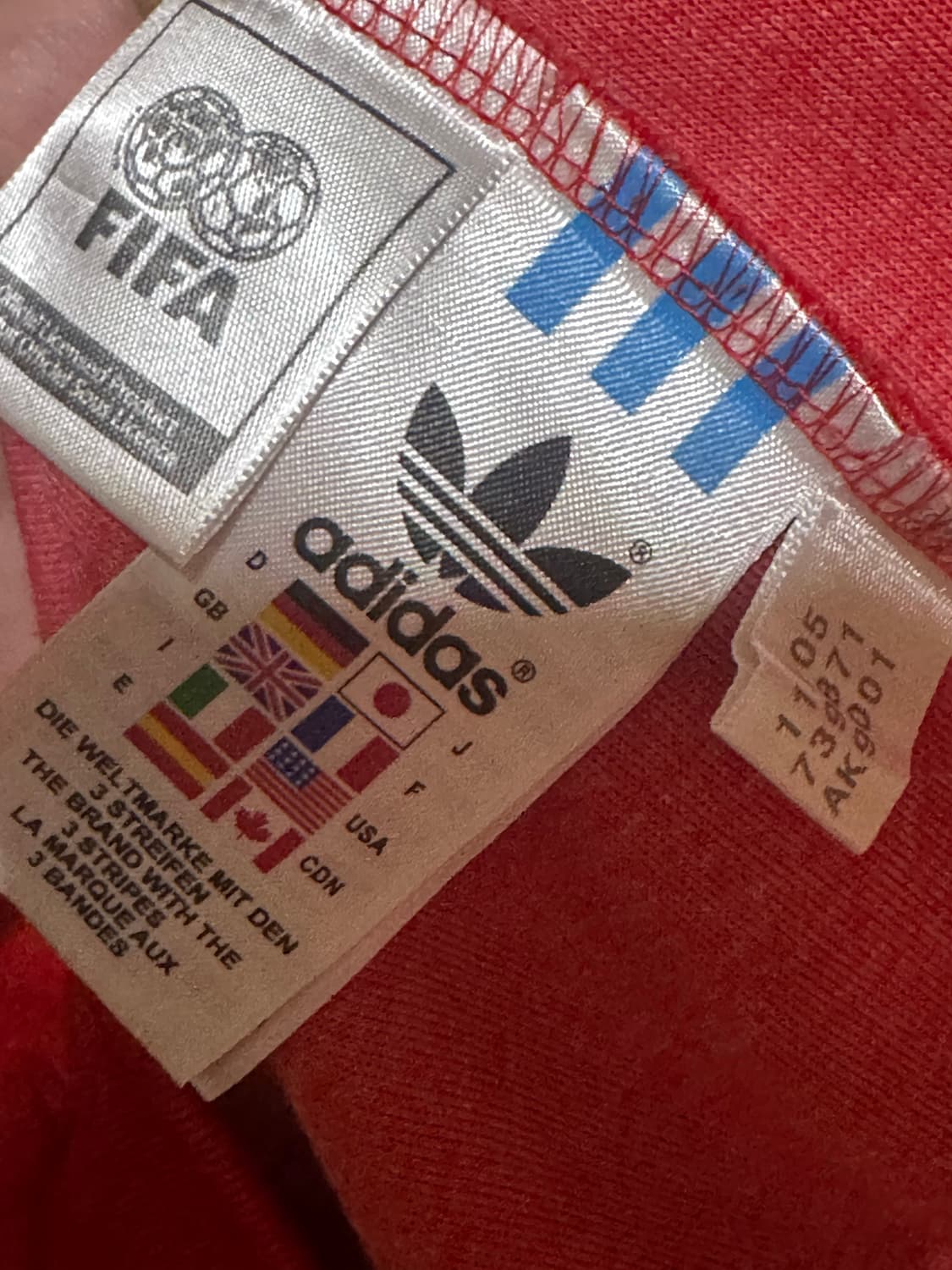 아디다스져지 아디다스 잉글랜드 트랙탑 져지 아디다스 레드 국대 피파 상품이미지7