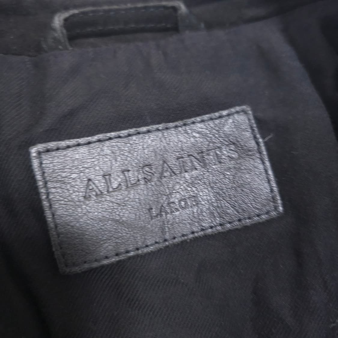 올세인츠 TAKEO 염소가죽 스웨이드 바이커 자켓 상품이미지4