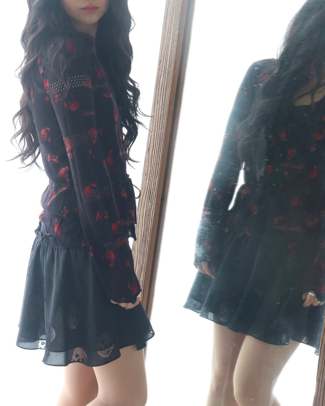 [Hysteric Glamour] Black Apple Cardigan 상품이미지2