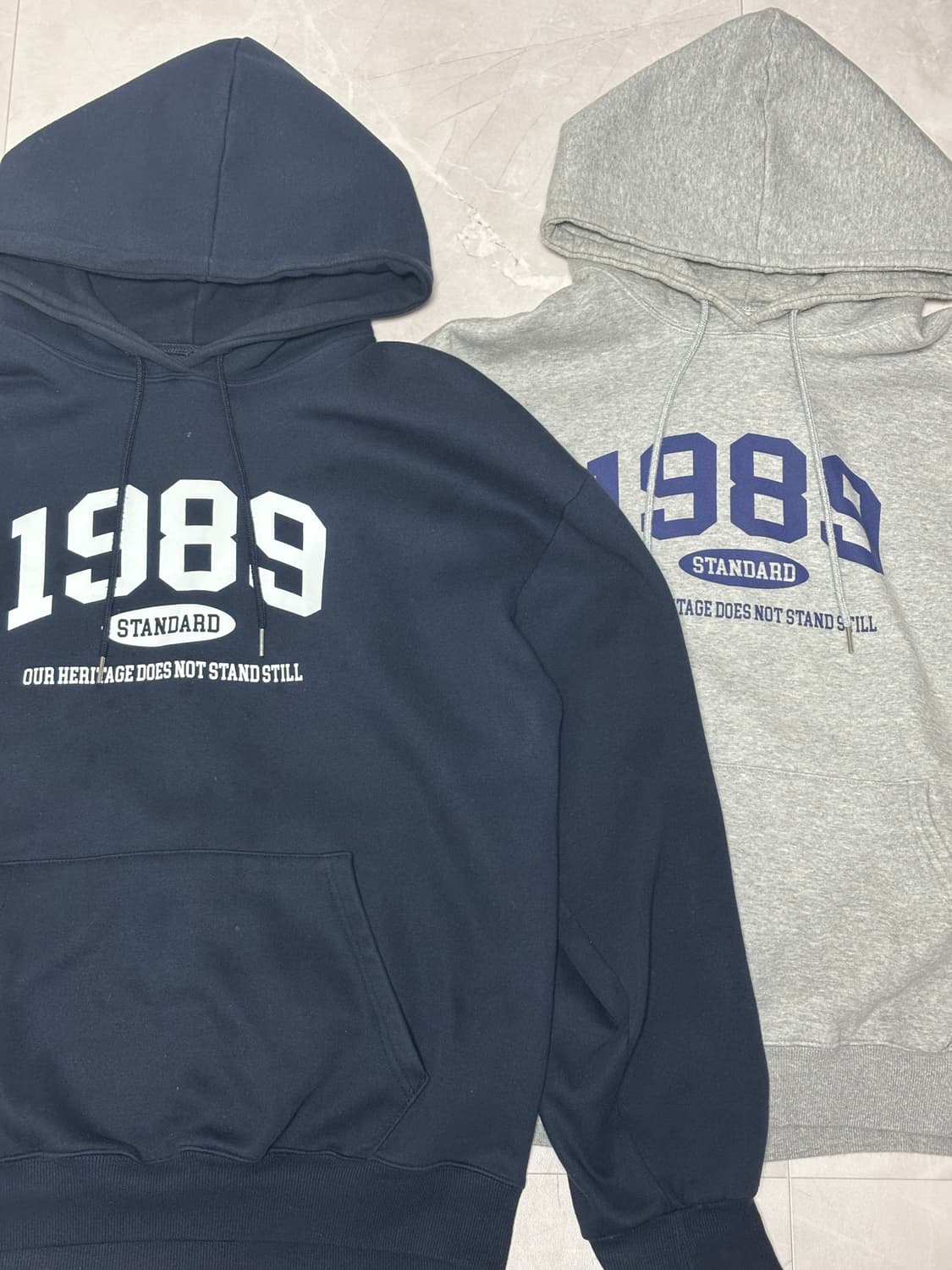 1989스탠다드 후드티 네이비,그레이 상품이미지1