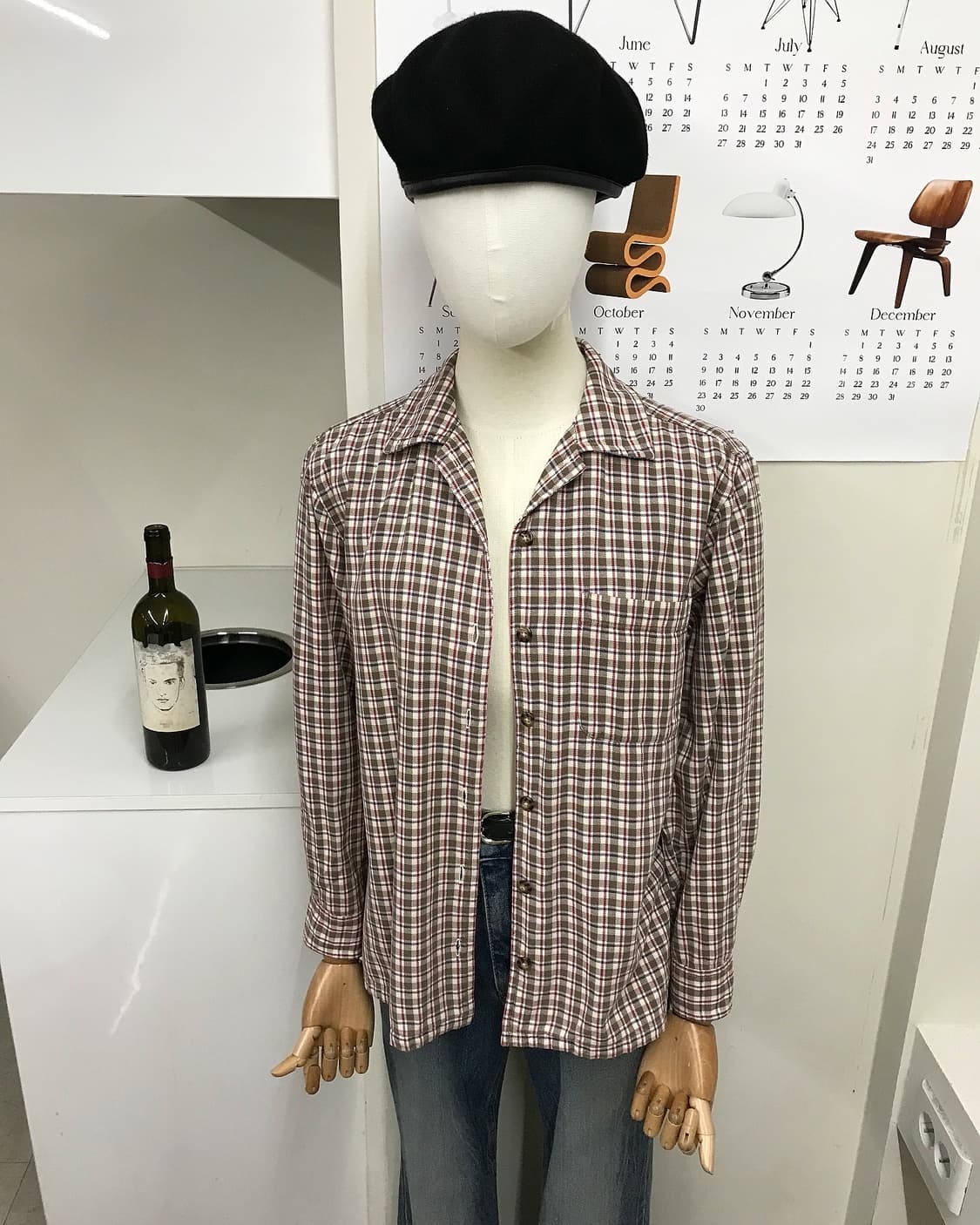 엘엘빈 옥스퍼드 체크 셔츠 상품이미지7