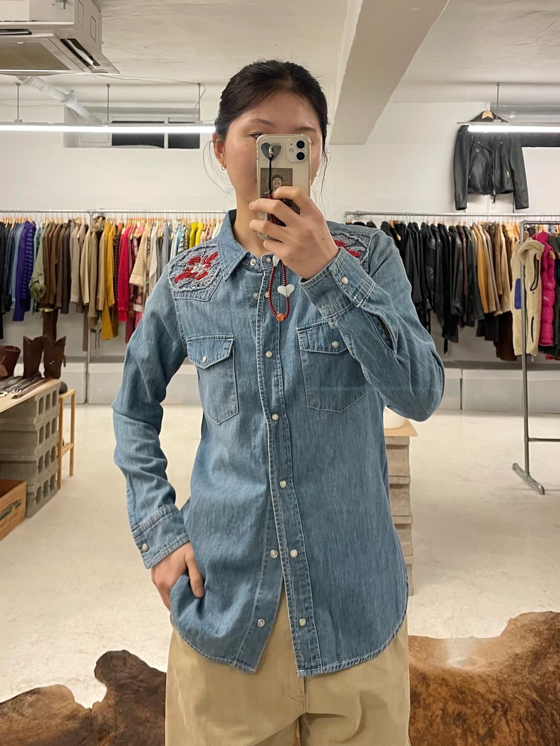 VTG navajo beads western shirts 나바호 웨스턴 상품이미지8