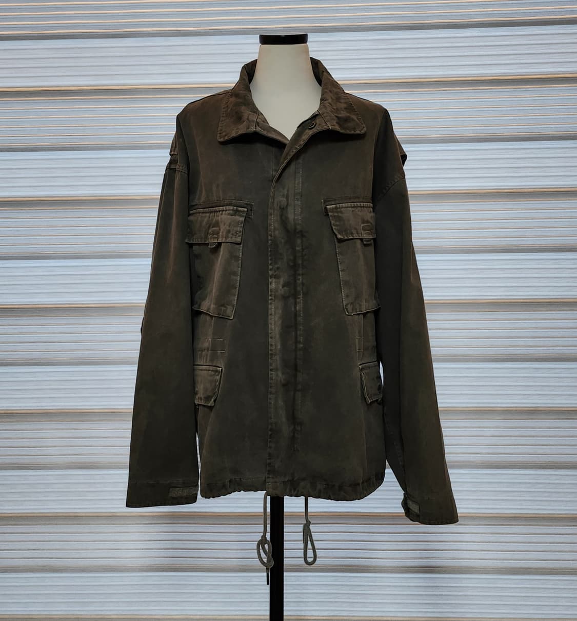 카키색 야상 점퍼자켓 상품이미지1