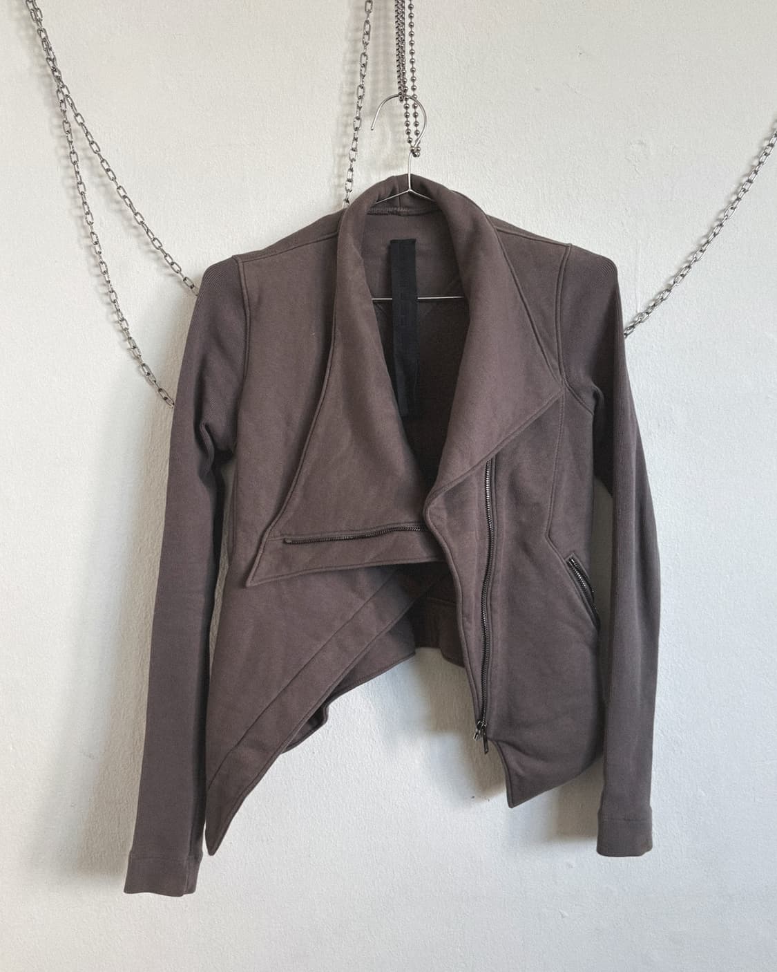 가레스퓨 하이넥 드레이프 코튼 집업 상품이미지5