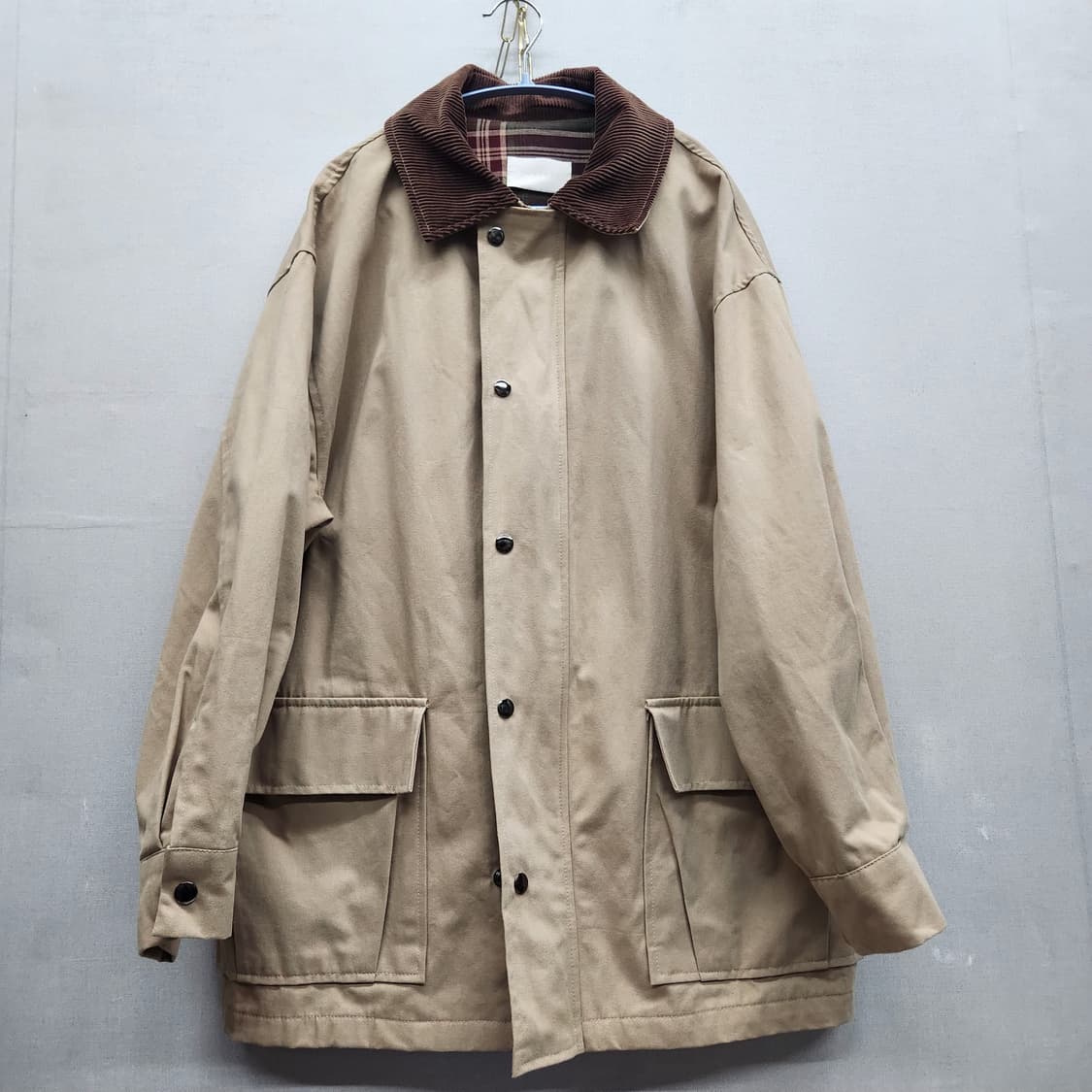 빈티지 카라 코듀로이 헌팅자켓 XL 상품이미지1