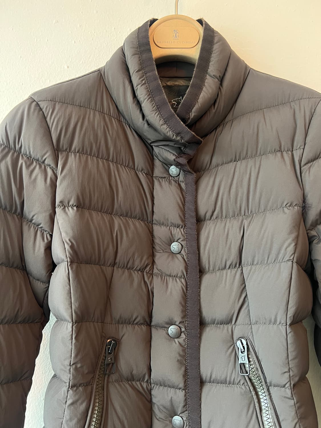 몬테코레 Montecore 여성 브라운 덕다운패딩점퍼 집업패딩자켓 상품이미지1