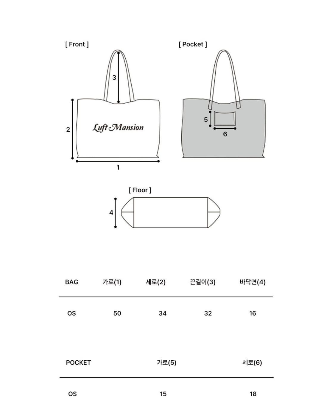 루프트맨션 코듀로이 가방 코듀로이 토트백 브라운 스카이블루 상품이미지8