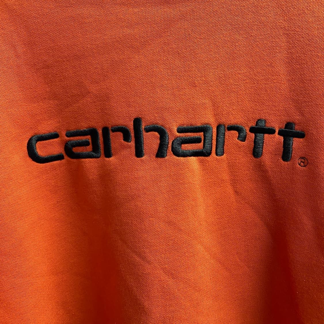 칼하트 wip 빅로고 오렌지 맨투맨 B4015 상품이미지3