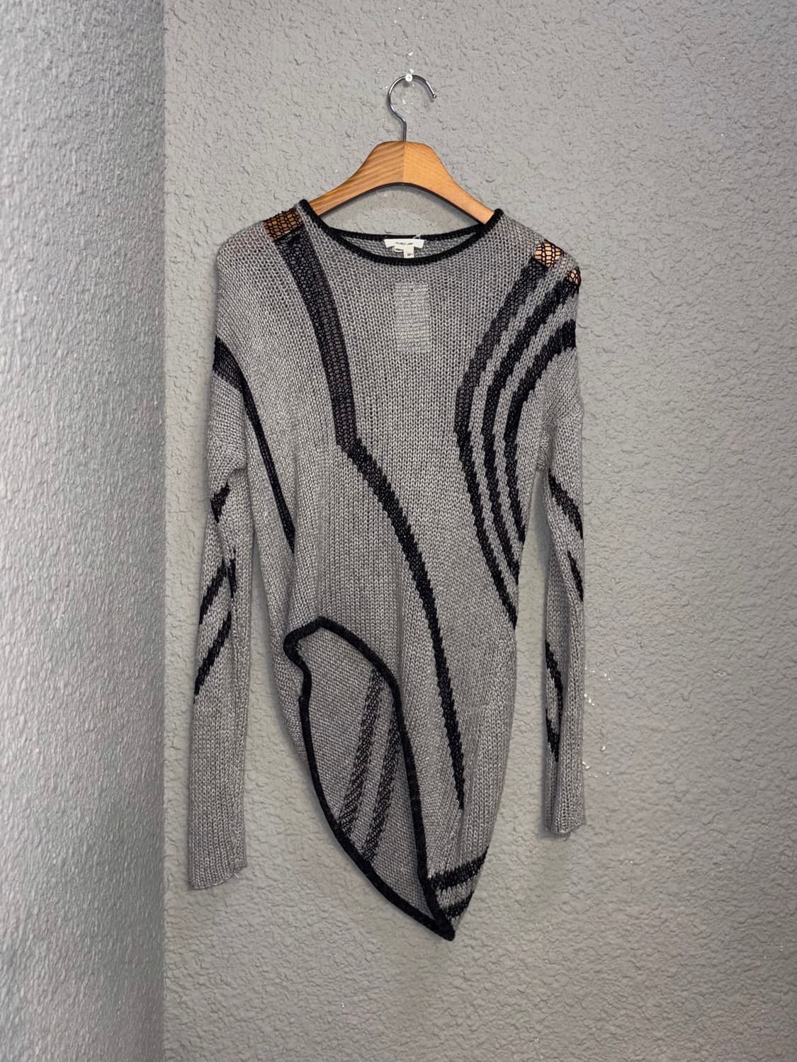 헬무트 랭 언발란스 메쉬 니트 상품이미지5