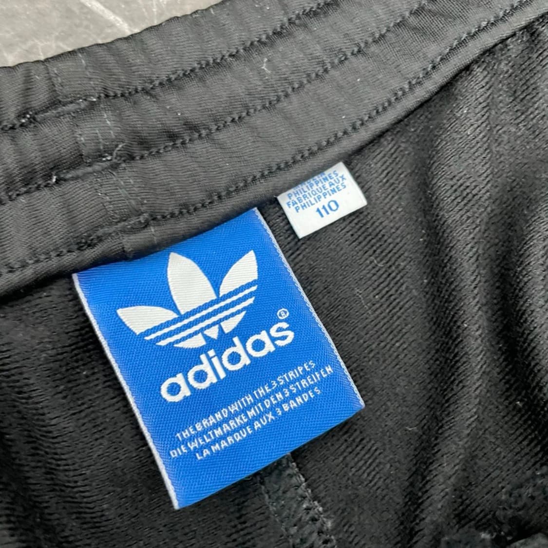 아디다스 블랙 삼선 파이어버드 오버와이드 트랙팬츠 상품이미지6