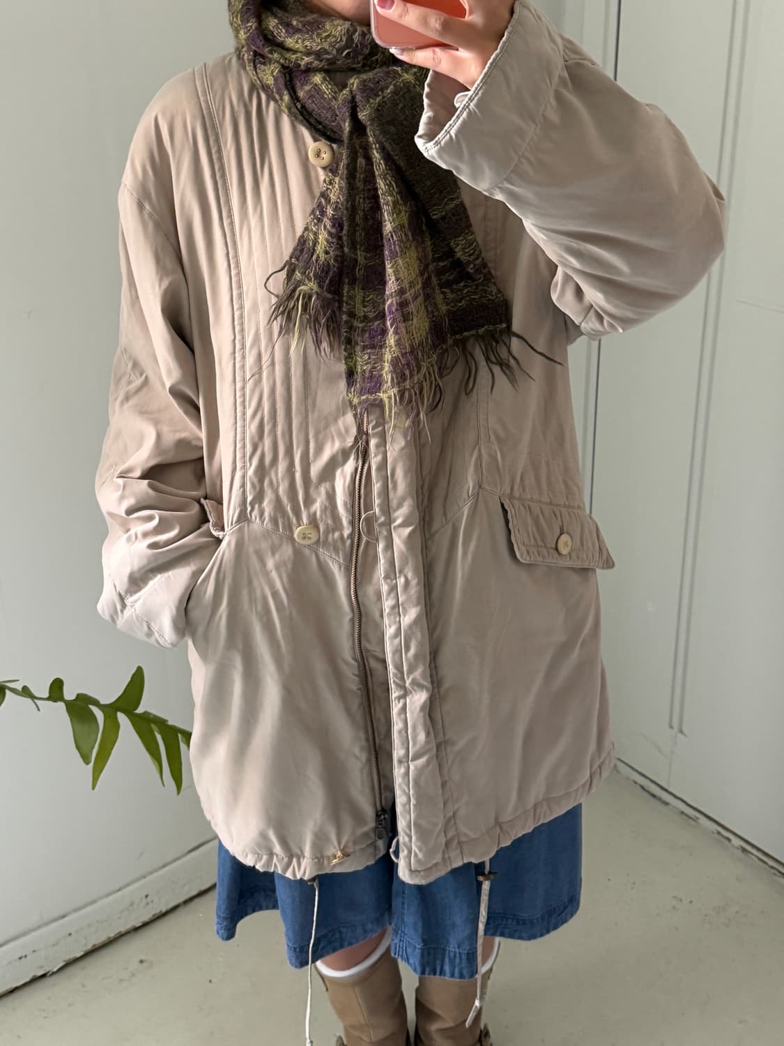 일본빈티지 모리 머플러 상품이미지6