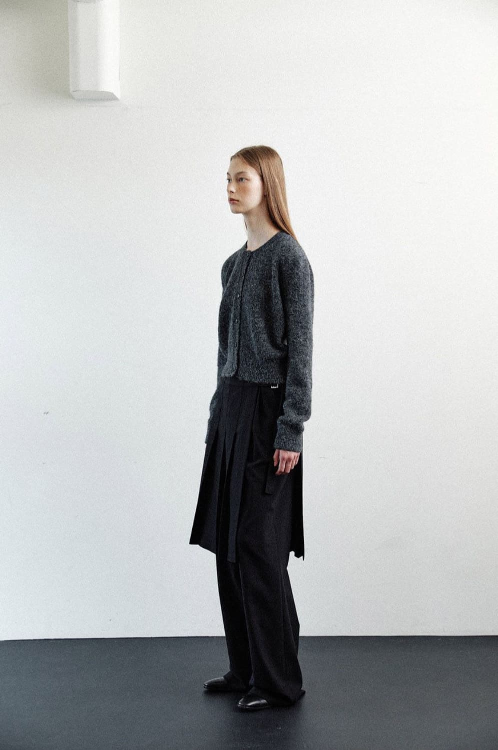 Le 르 wool layered skirt + wide pants set 상품이미지3