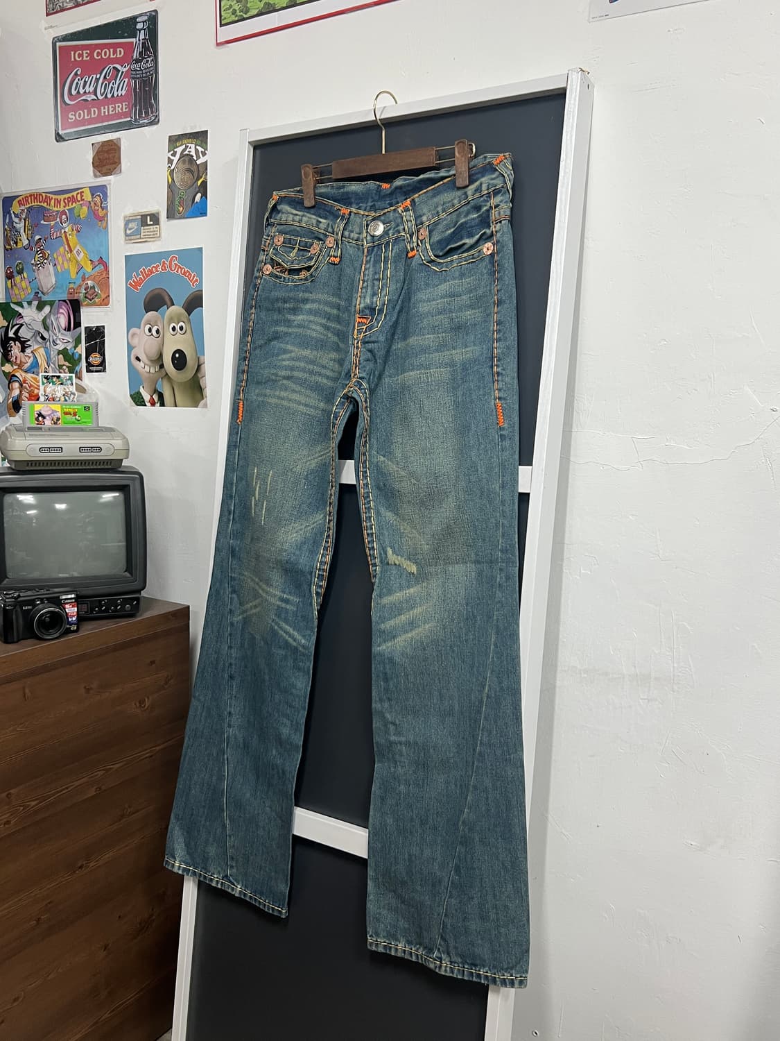 True Religion트루릴리전 로건 슈퍼 T 나팔핏 부츠컷 데님 팬츠 상품이미지10