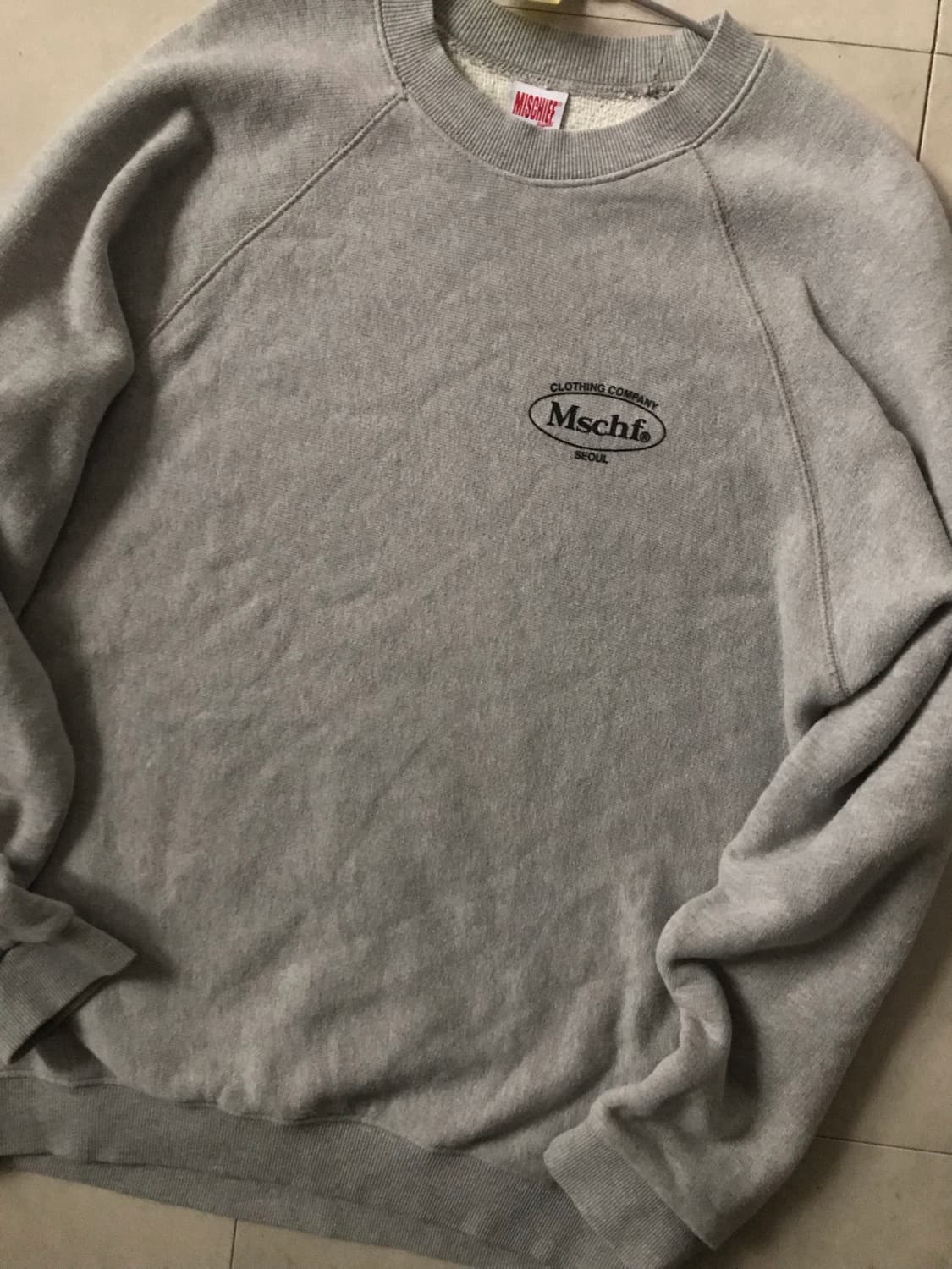 미스치프 서울 그레이 맨투맨 상품이미지9