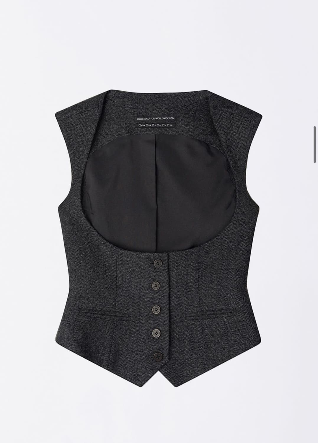 스컬프터 울 베스트 삽니다 상품이미지1