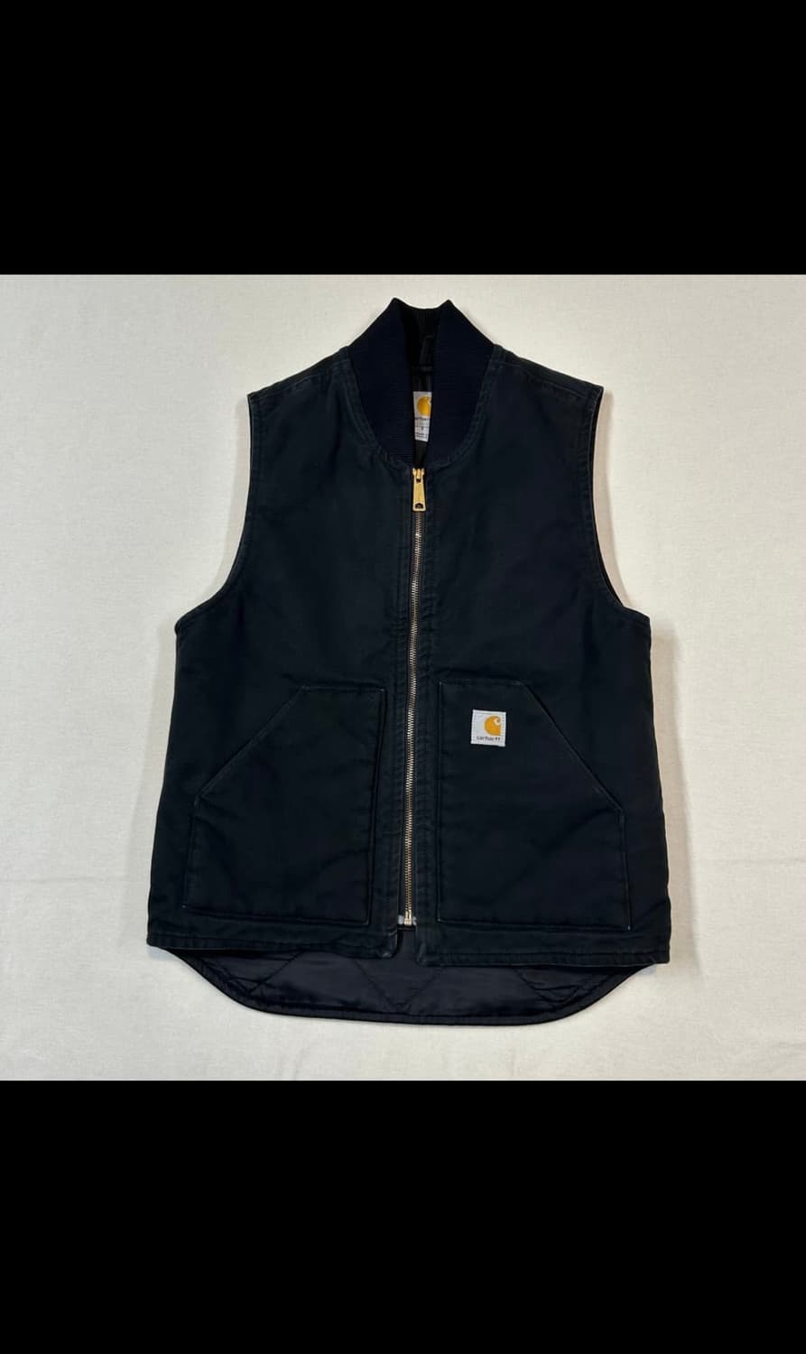 칼하트 덕 액티브 퀼팅 베스트 조끼 블랙 상품이미지1