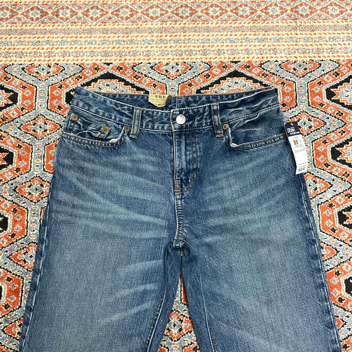 (택있는 새상품) 폴로랄프로렌 중청 데님팬츠 호칭14 여성24 상품이미지2