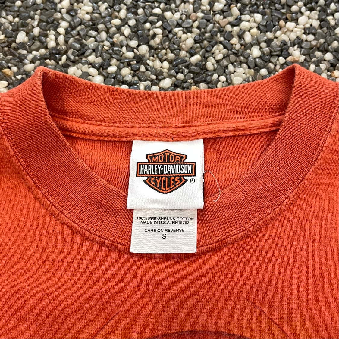 00s 할리데이비슨 스컬 티셔츠 made in USA (S) 상품이미지4