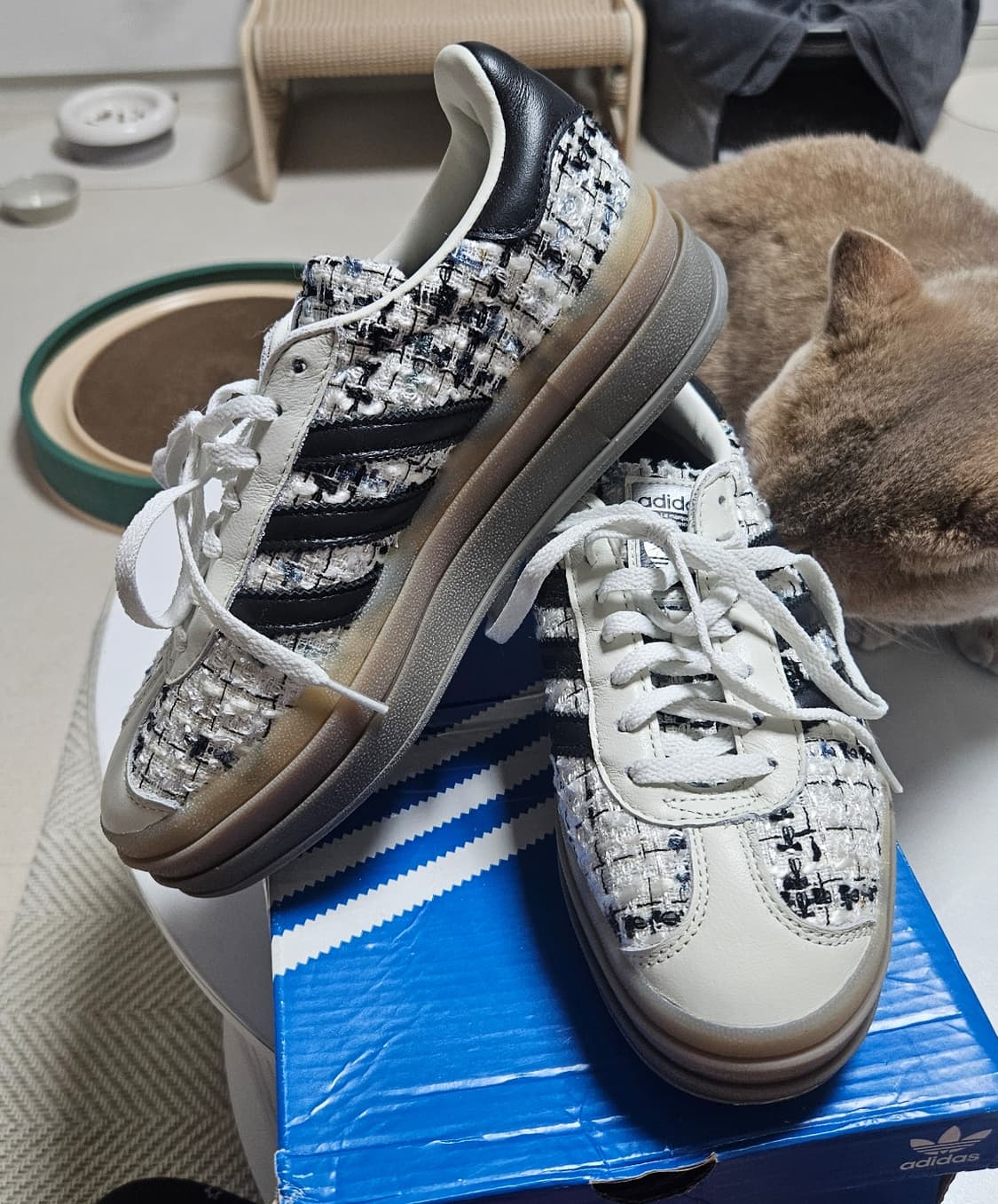 아디다스 통굽 트위드 가젤 상품이미지2