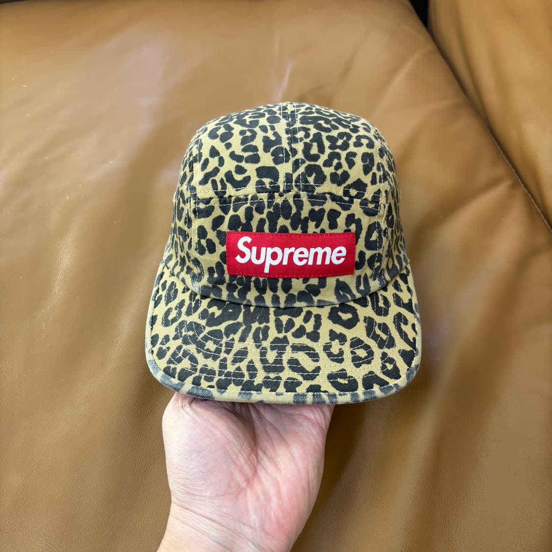 슈프림 캠프캡 모자 박스로고 23FW 레오파드 상품이미지3