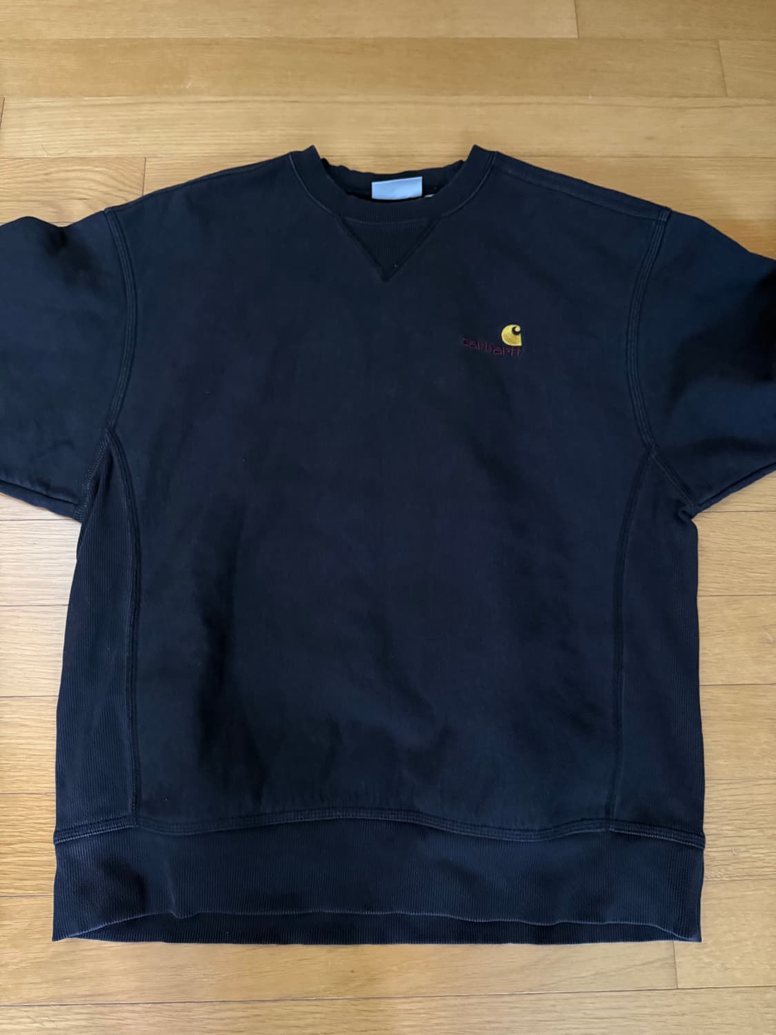 [L] 칼하트wip 맨투맨 블랙 상품이미지1