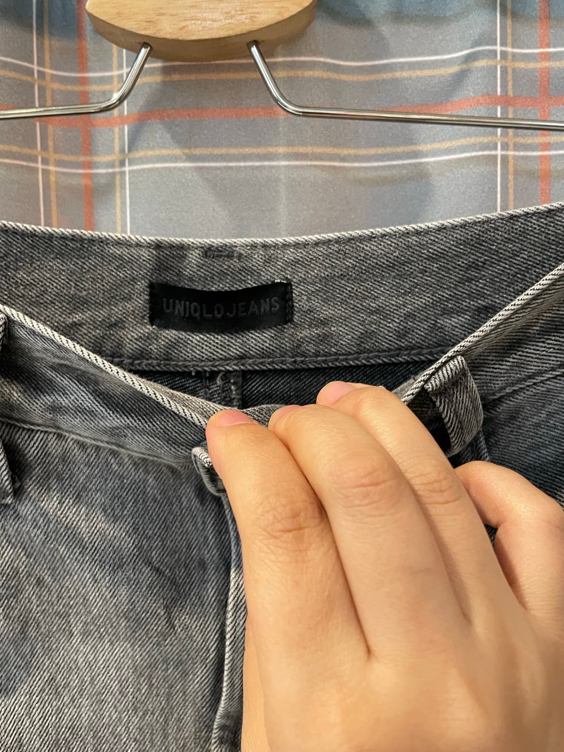 유니클로 그레이데님 스커트 상품이미지4