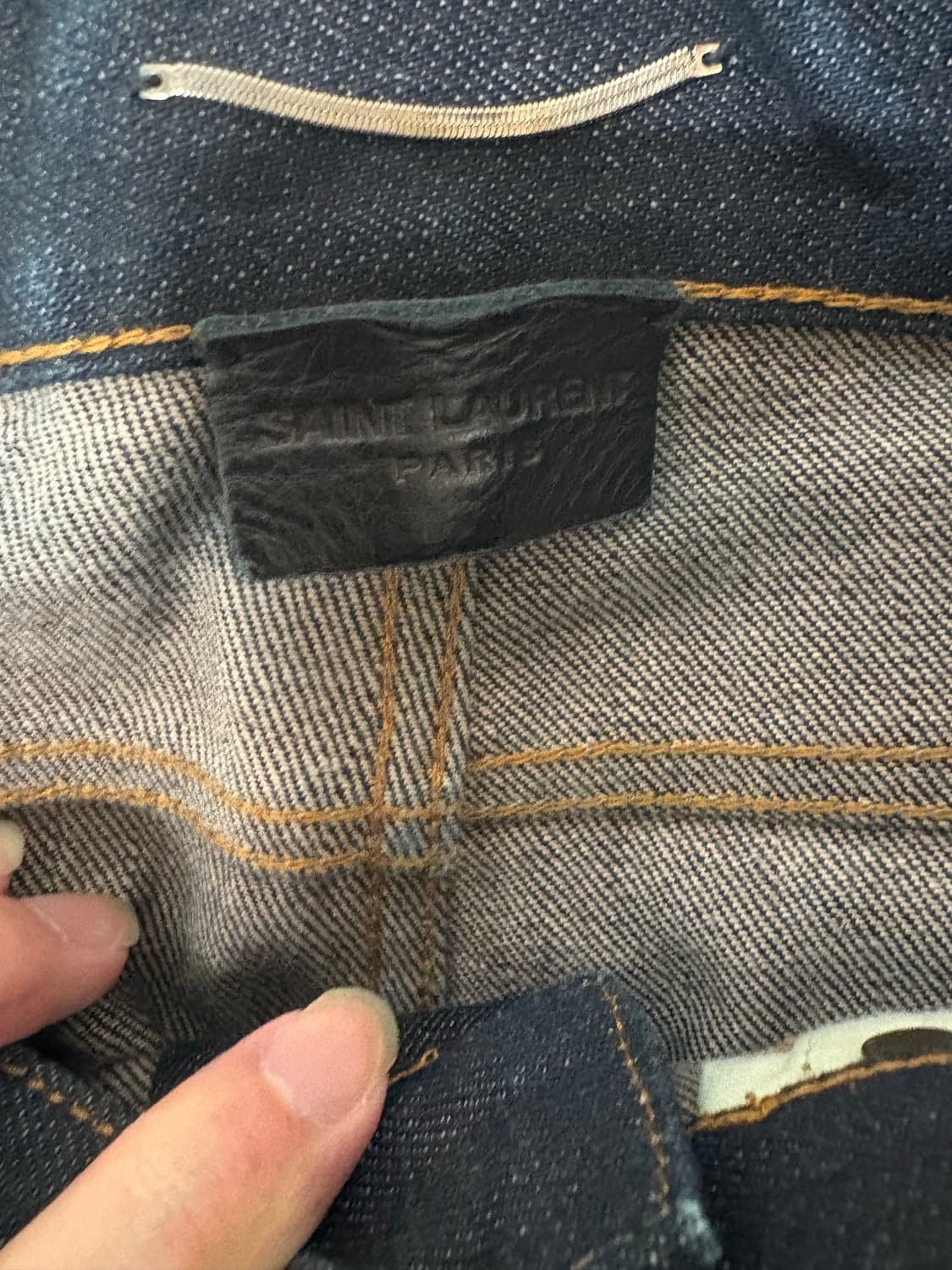 생로랑 데님 진 네이비 30 상품이미지3