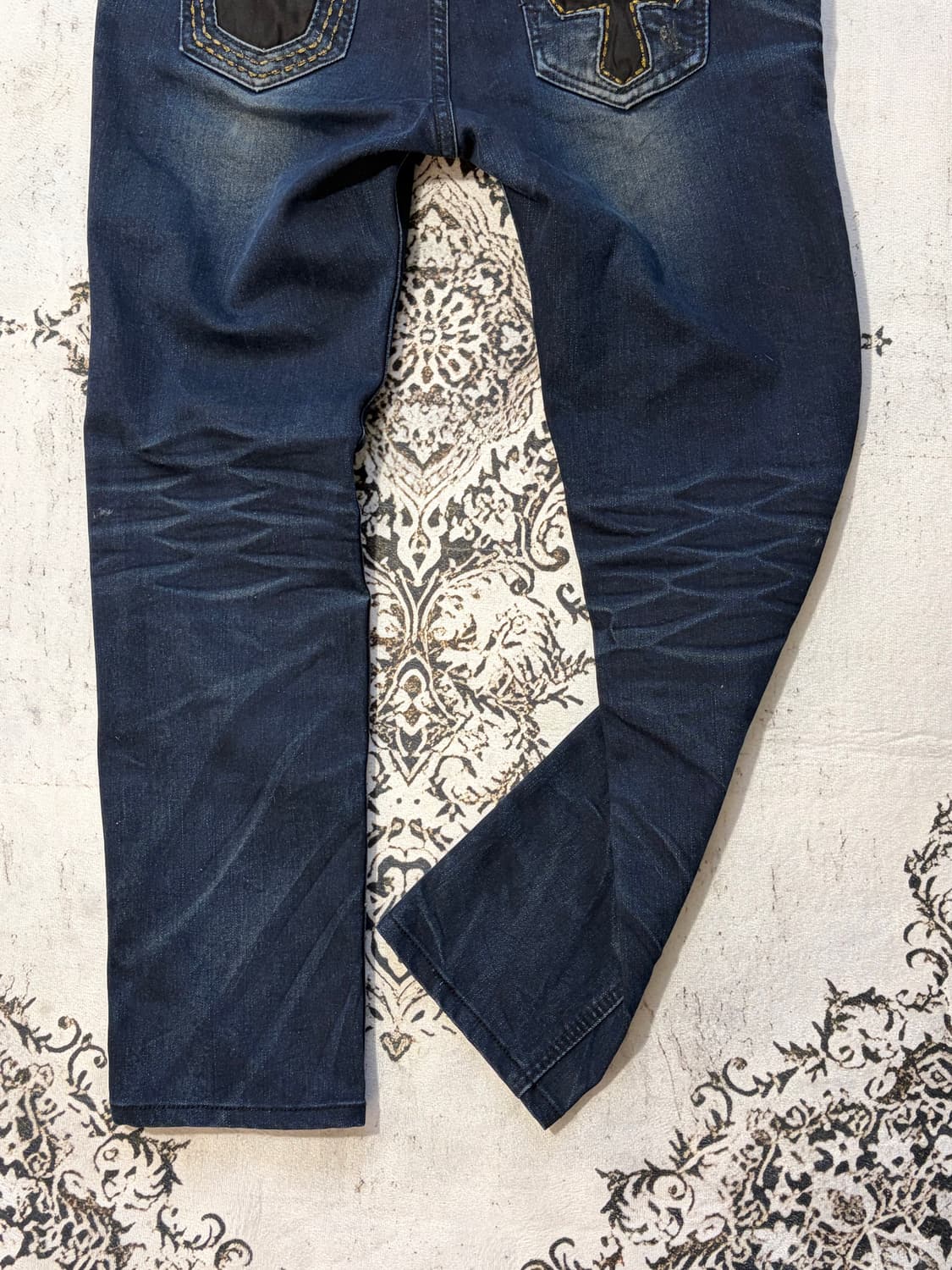 00's back cross lettering pants 상품이미지6