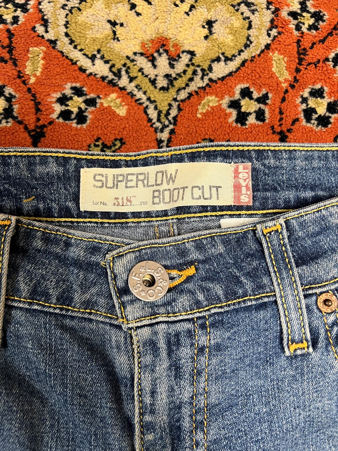 [L] 리바이스 빈티지 SUPER LOW 518 여성 부츠컷 데님 상품이미지6