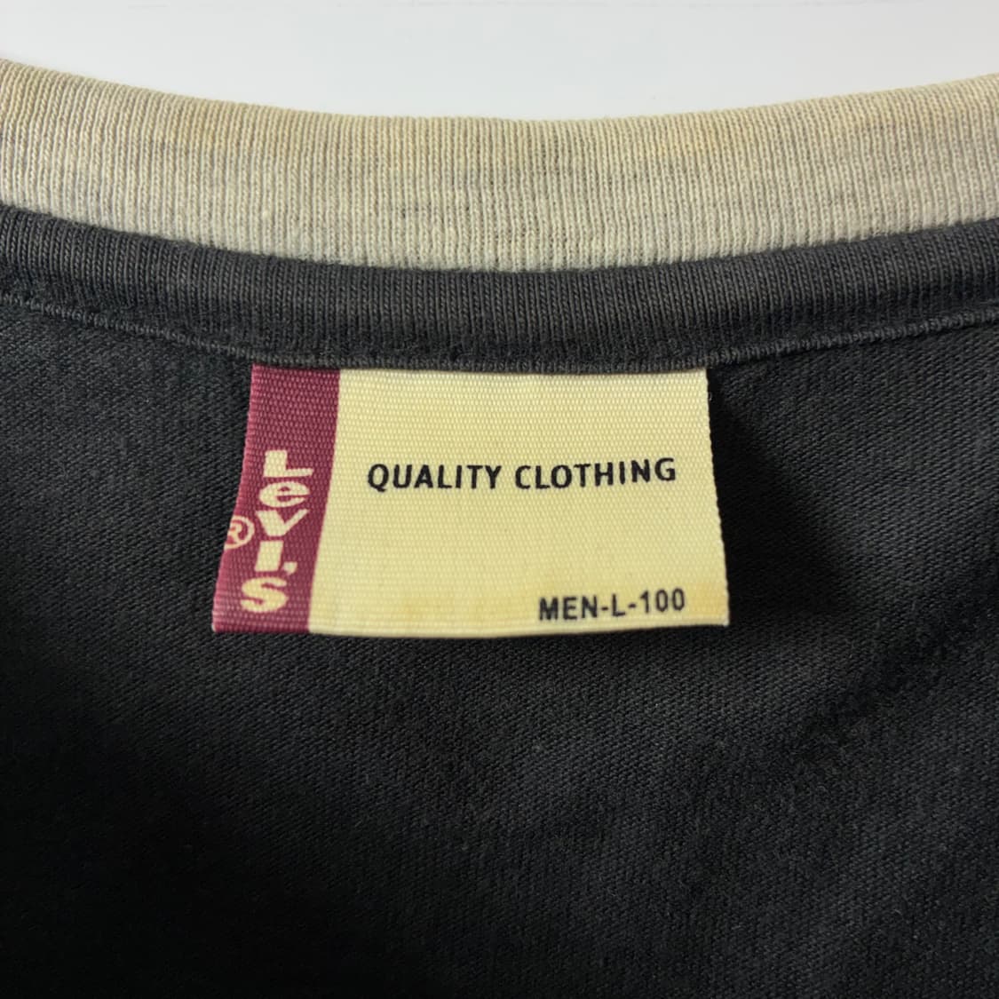 Levi's  리바이스 00,s saddle man 차콜 링거 반팔티   상품이미지4