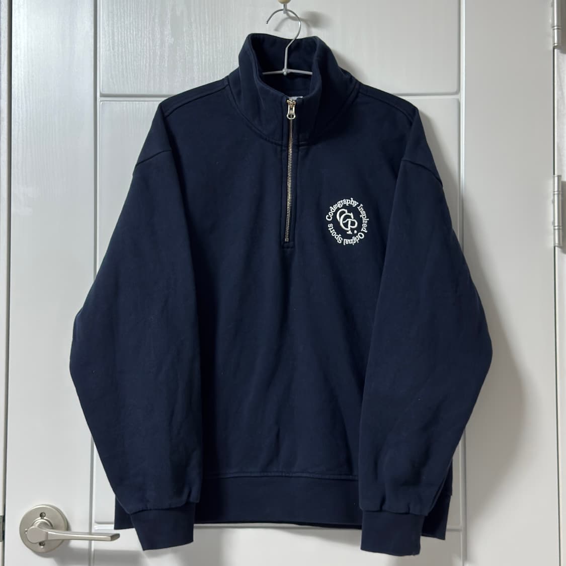 코드그라피 기모 반집업 상품이미지2