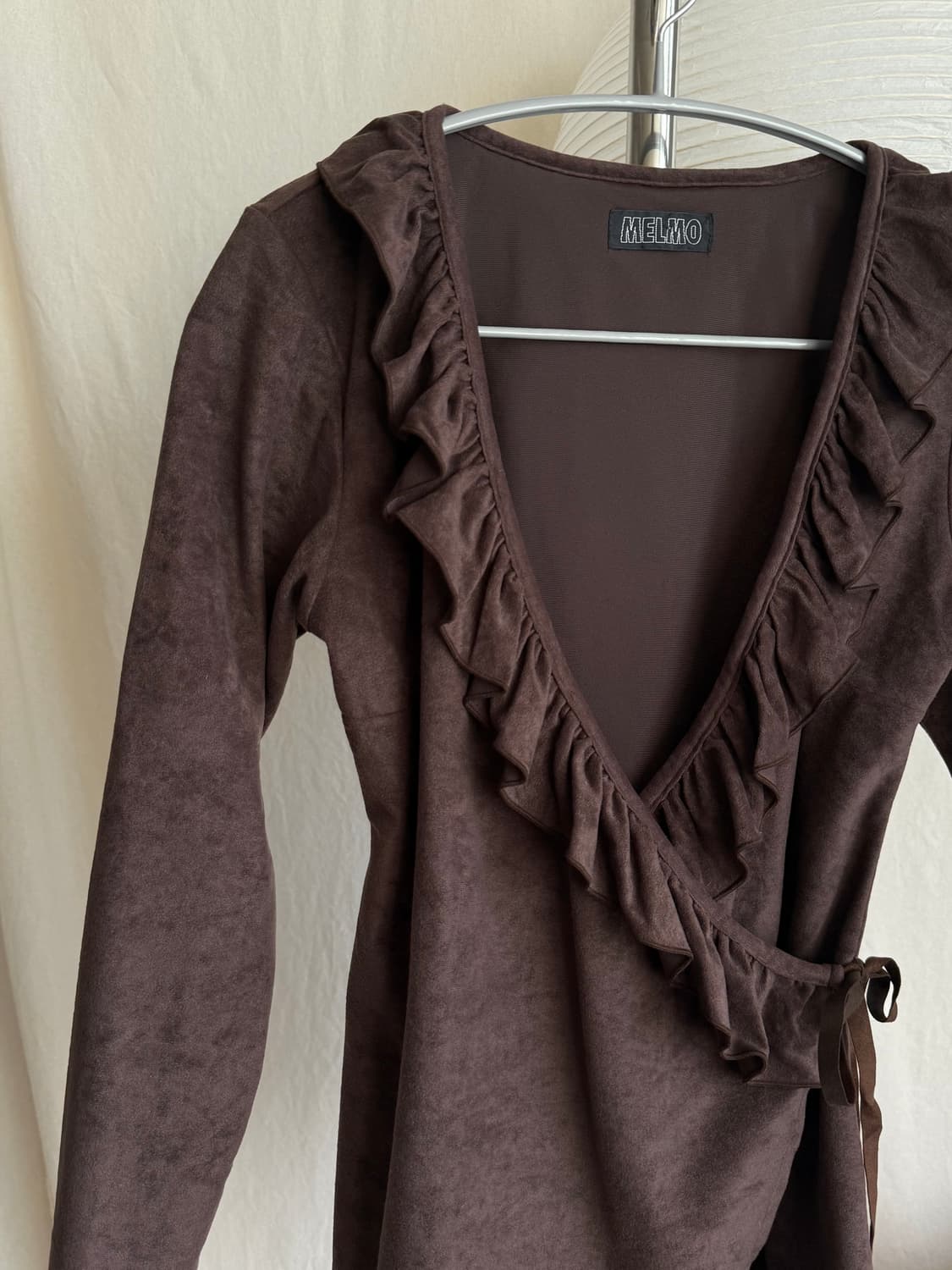 Melmo Frill Wrap Blouse 상품이미지5