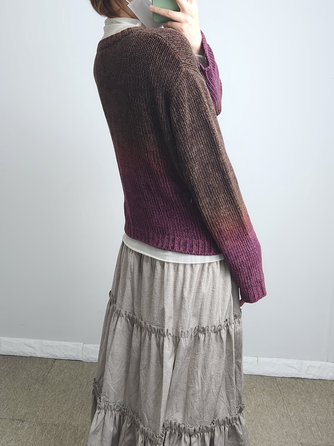 그라데이션 니트 가디건 상품이미지3