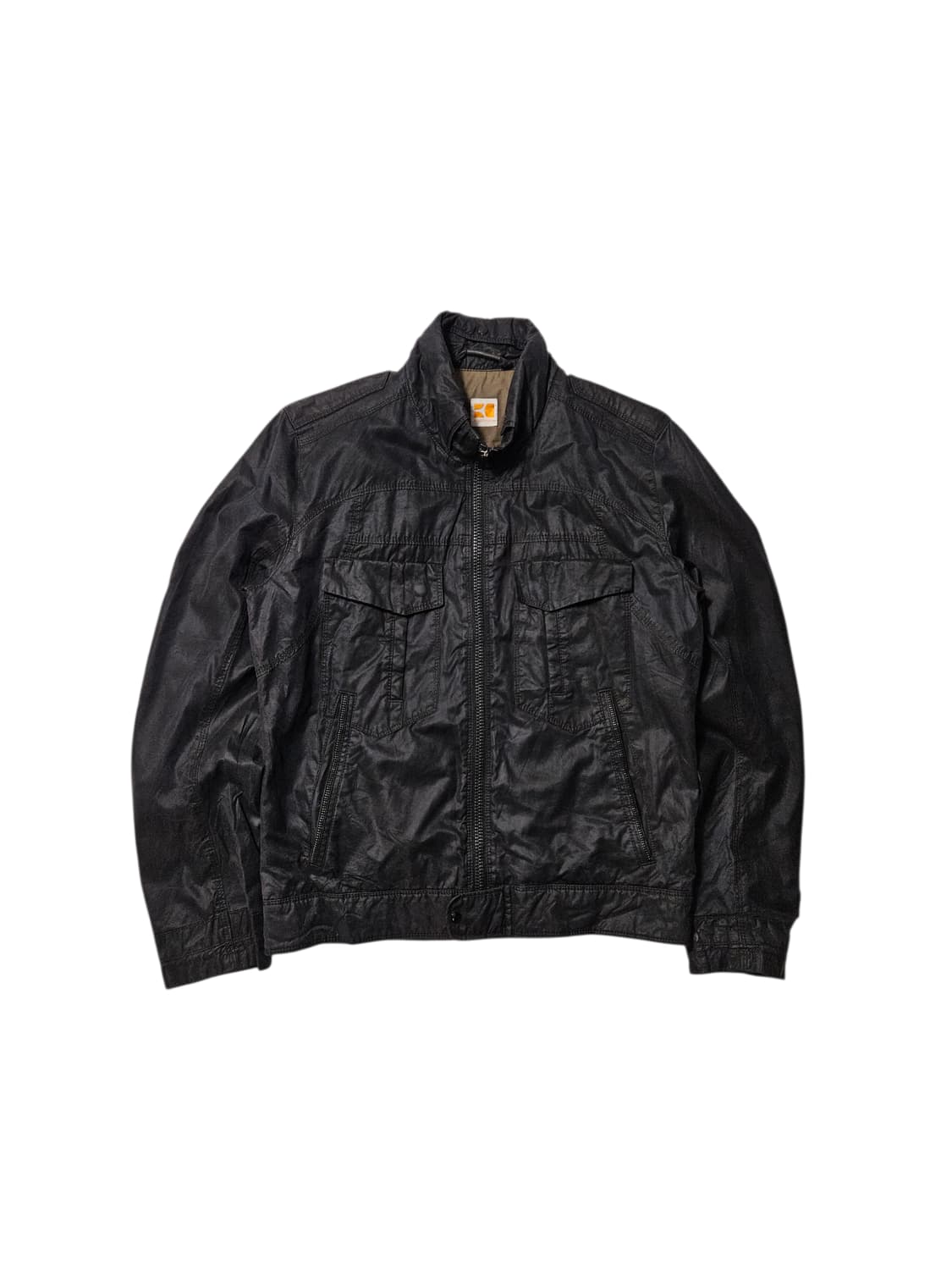 보스 오렌지 Boss 코티드 블루종 자켓 48  상품이미지1