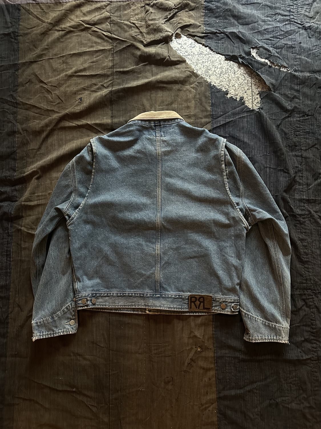 90s USA RRL Vintage Denim Jacket 상품이미지4