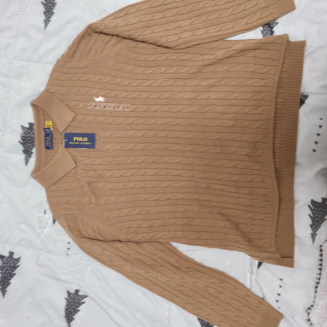 폴로 꽈배기 니트 상품이미지2